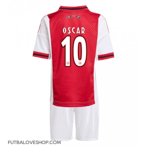 Dres Ajax Oscar Gloukh #10 Domáci pre deti 2025-26 Krátky Rukáv (+ trenírky)